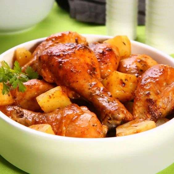 Frango com Batatas no Forno