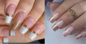 Luxo nas Pontas dos Dedos: Como Criar Unhas Decoradas com Fita Dourada